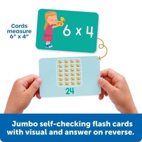 Carduri Jumbo Tabla Înmulțirii Learning Resources - imagine 2