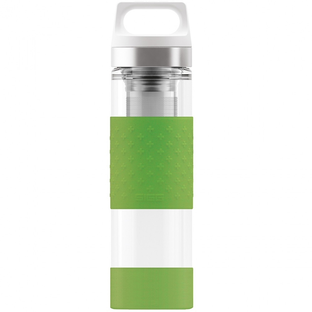 Termos Sticlă SIGG Green 0.4L | Hot & Cold Design - imagine 2