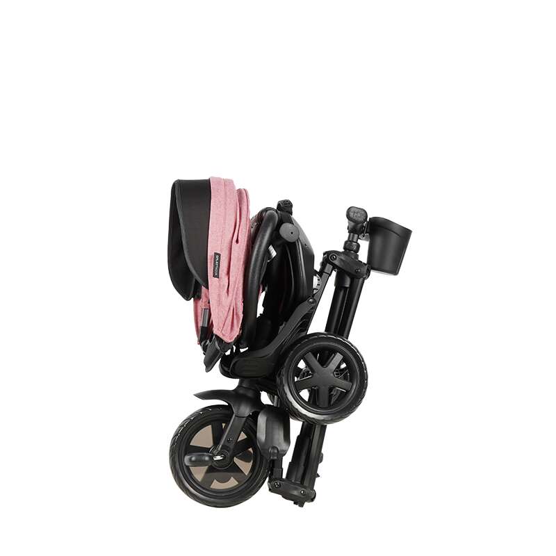Tricicleta Qplay Nova Niello Roz, Ultrapliabila, 10 luni-25kg - imagine 12