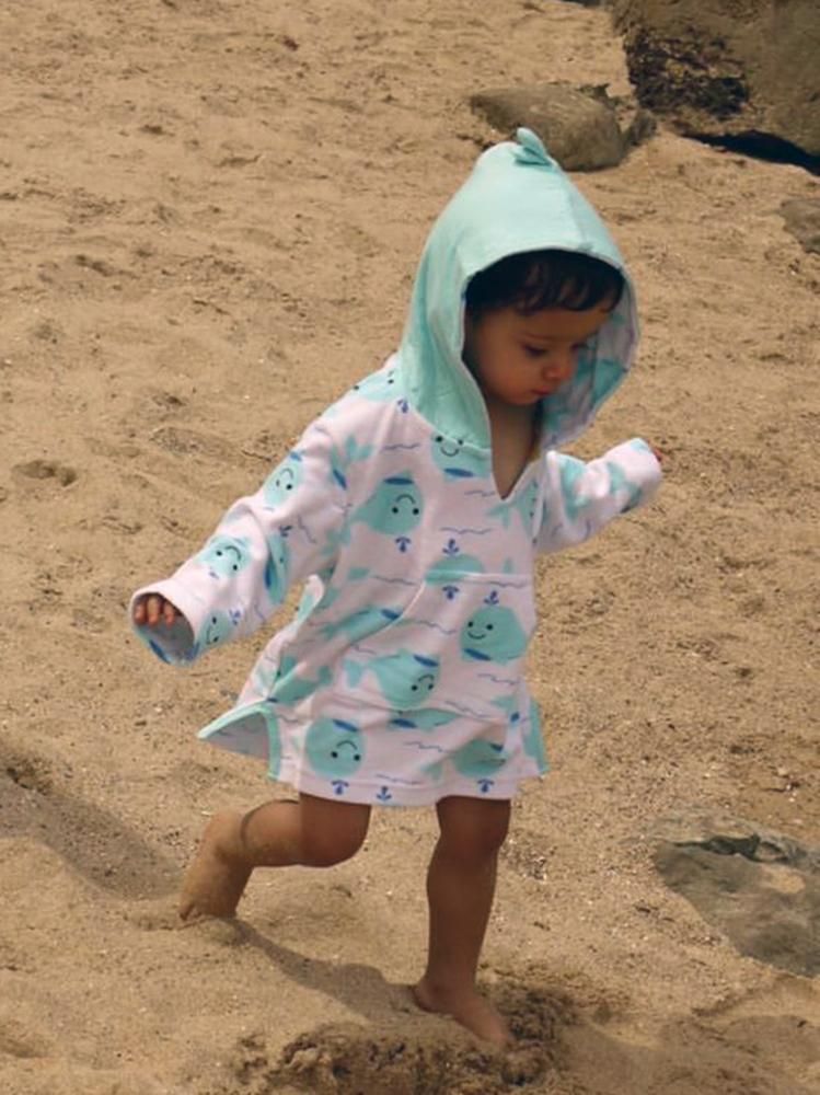 Poncho Baie Zoocchini UPF50 0-12 Luni