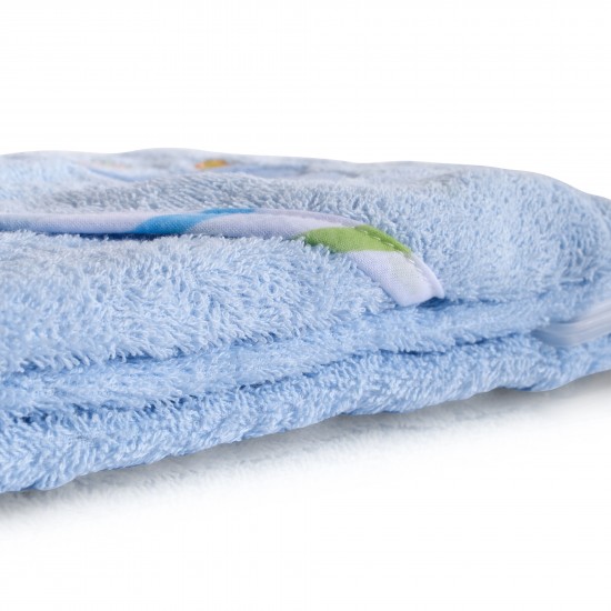Prosop cu glugă Cangaroo Manny, 76x76 cm, Blue - imagine 2