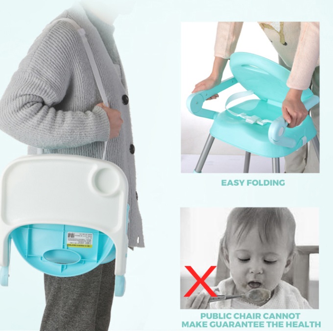 Scaun 3in1 Little Mom - Portabil și Sigur - imagine 8