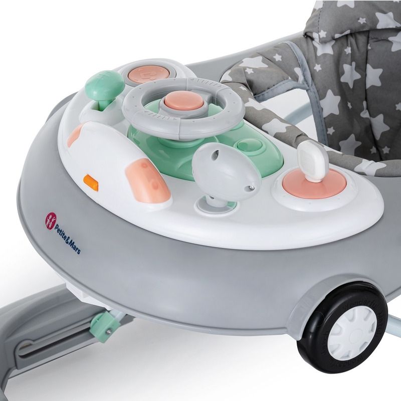 Premergator Muzical Petite&Mars Cabrio Gri - imagine 3