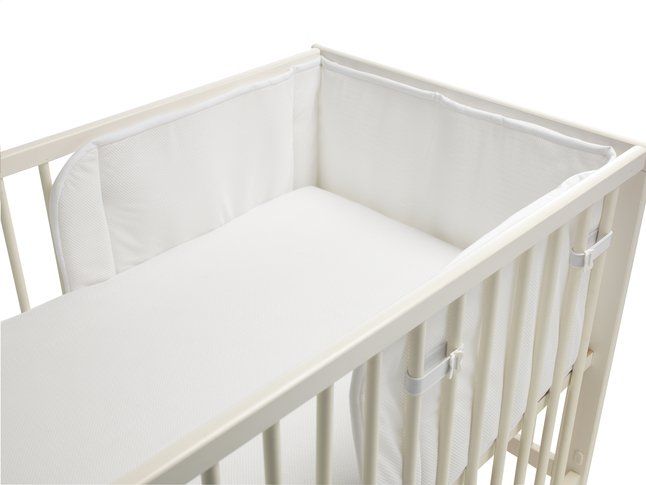 Protecție laterală Aerosleep alb, patut copil - imagine 2