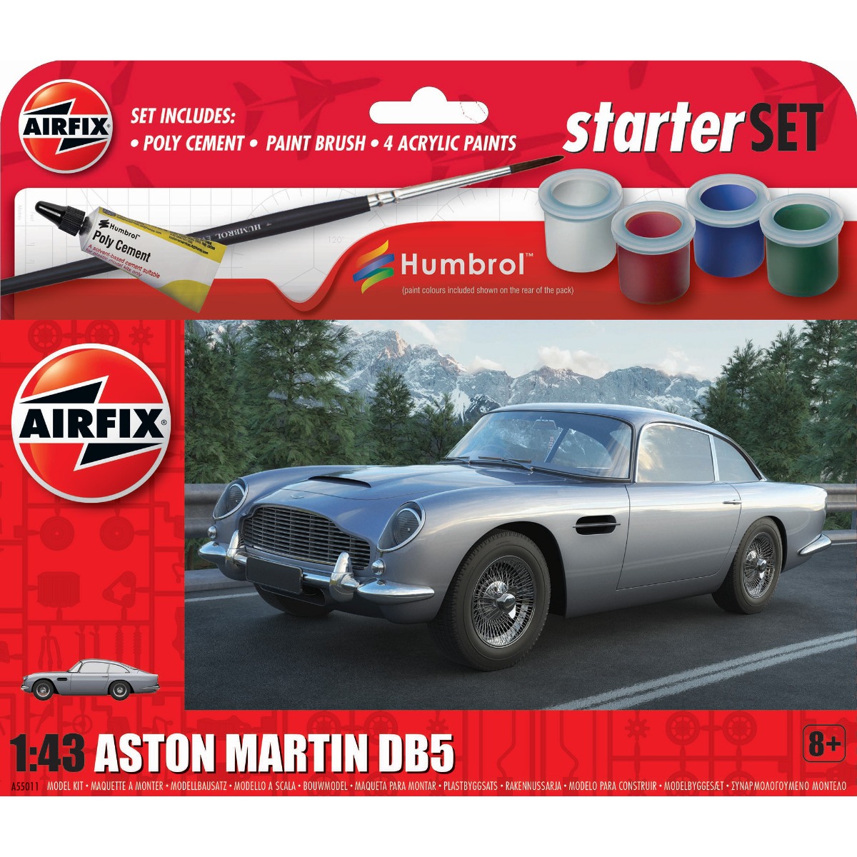 Airfix Aston Martin DB5 Kit Constructie 29 Piese