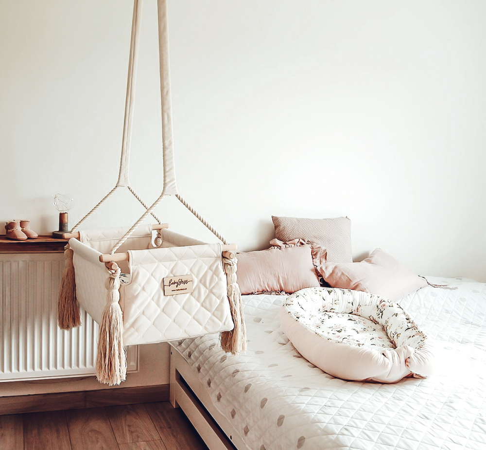 Leagan Suspendat BabySteps Gri - Confort Si Siguranta - imagine 3