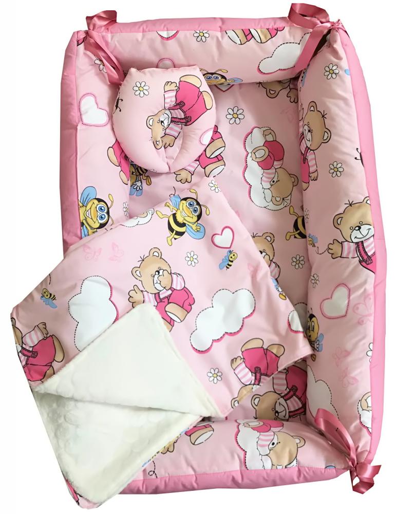 Reductor Bebe Bed Nest Deseda cu pernuta antiplagiocefalie - imagine 2