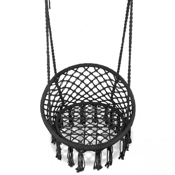 Leagan Suspendat Modernhome Negru, Interior/Exterior - imagine 3