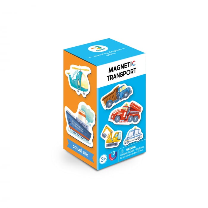 Set Dodo Magnetic: Învață Transporturi în Engleză