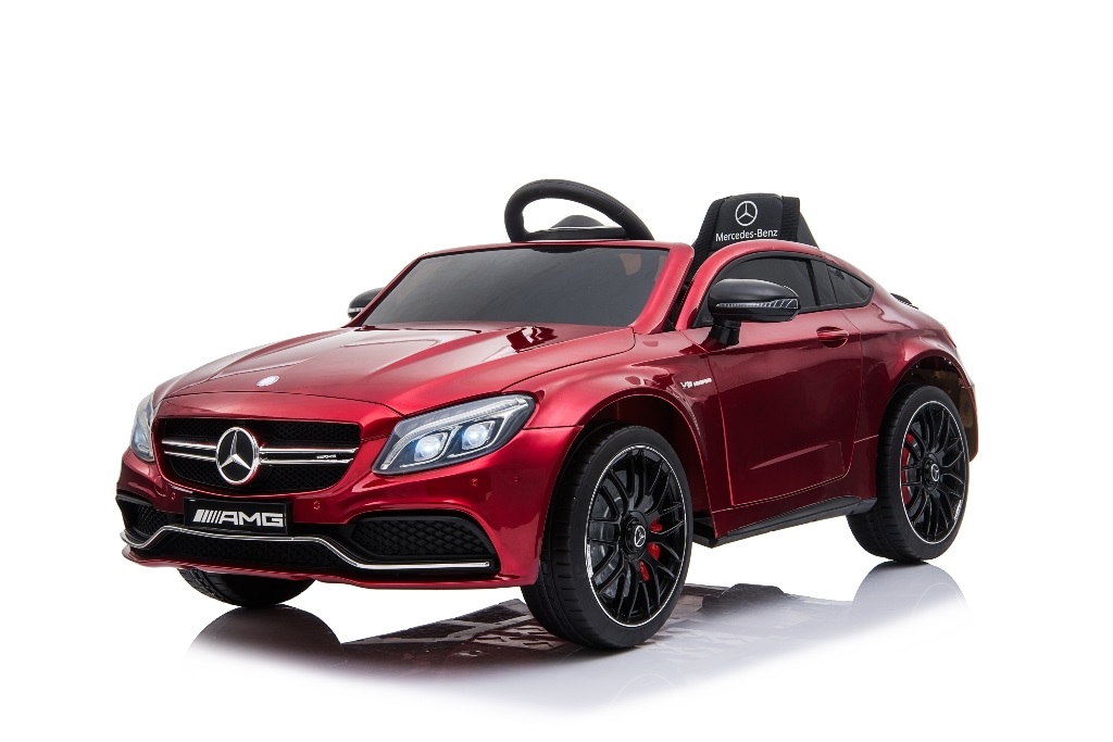 Masinuta Electrica Mercedes AMG C63s Visiniu - imagine 2