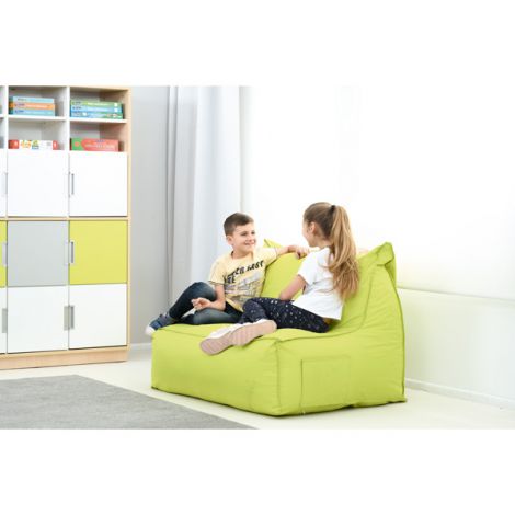 Puf Canapea Verde Moje Bambino, Confortabil - imagine 9