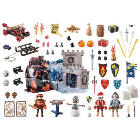 Playmobil Calendar Crăciun Novelmore - Bătăie Zăpadă - imagine 4