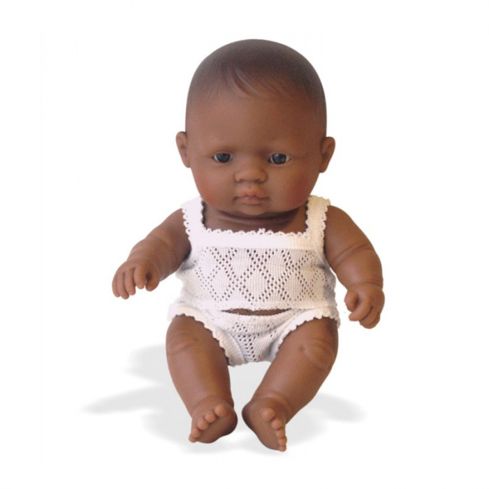 Păpușă Bebeluș Băiat Latinoamerican 21 cm Miniland