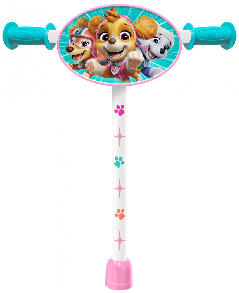 Trotineta Stamp Paw Patrol Pink cu 3 roti - imagine 2