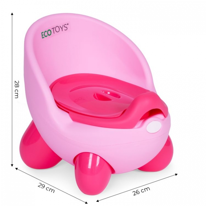 Olita Ecotoys Roz cu Insertie Detasabila - imagine 8