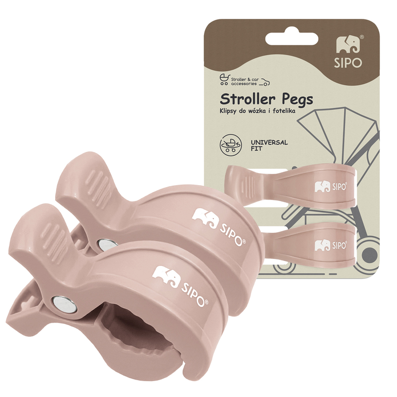 Set 2 Cleme Multifuncționale Sipo Pink - Accesoriu Carucior - imagine 3