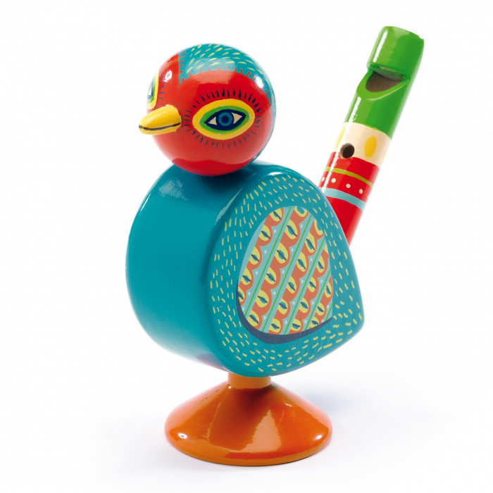 Fluieras Pasare Djeco Lemn | Joc Muzical Educativ