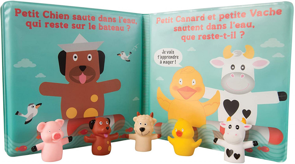 Set Baie Ludi: Carte și 5 Marionete - imagine 5