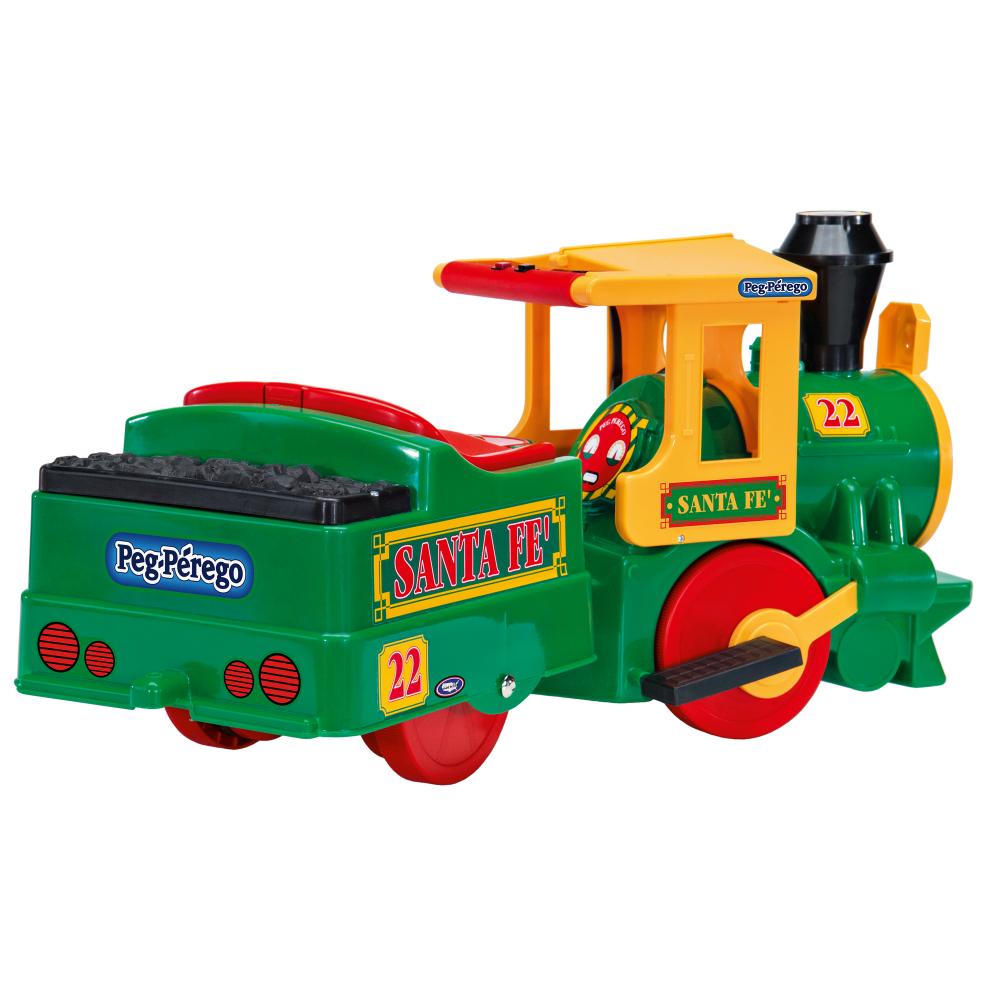 Trenulet Electric Peg Perego Santa Fe Verde 40W - imagine 5