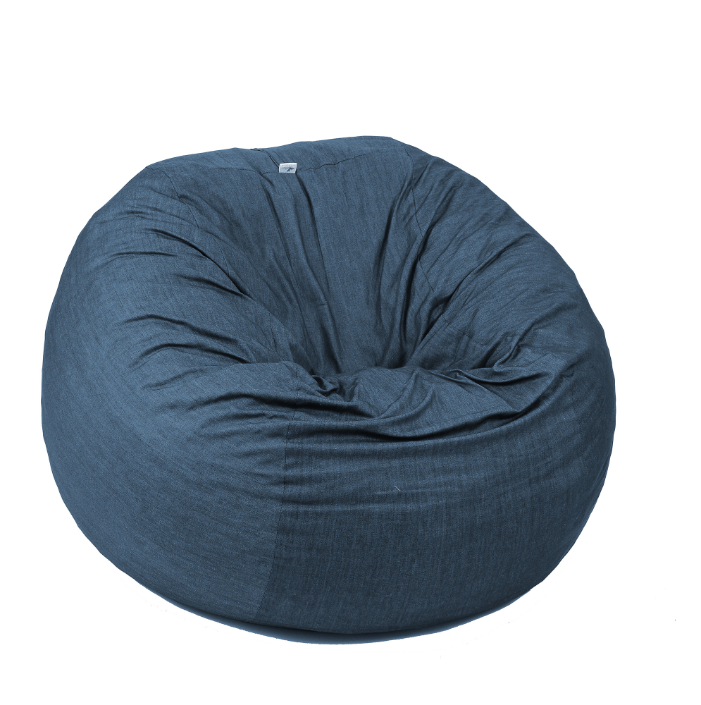 Fotoliu King Size Pufrelax Transformabil, Denim - imagine 3
