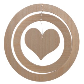 Decoratiune Inimioara Beleduc de Pictat - imagine 2