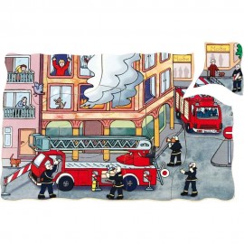 Puzzle Stratificat Beleduc Brigada de Pompieri - imagine 2