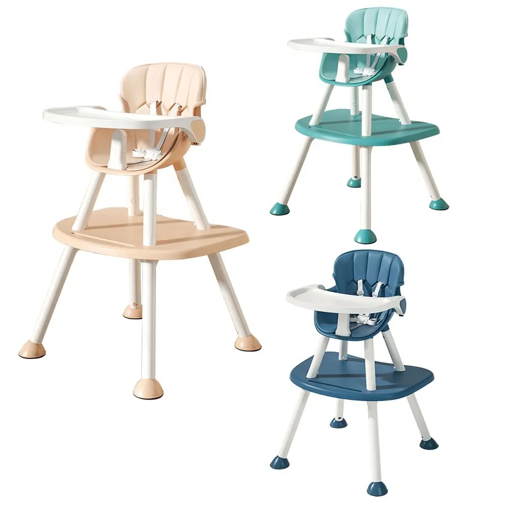 Scaun de masa Little Mom 4in1 Green, multifunctional - imagine 6