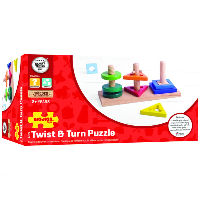 Bigjigs Joc Potrivire Forme Geometrice - Educational