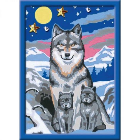 Creart Pictura Lupi Ravensburger - Kit Creativ