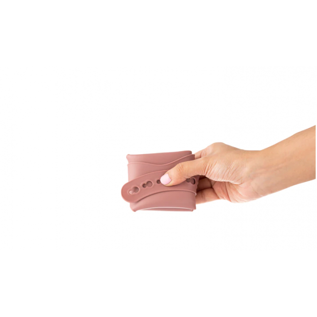 Bavetică Silicon Roz Eco Rascals | Pliabilă