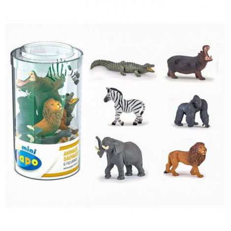 Papo Mini Animale Salbatice | Jucarie Portabila - imagine 2