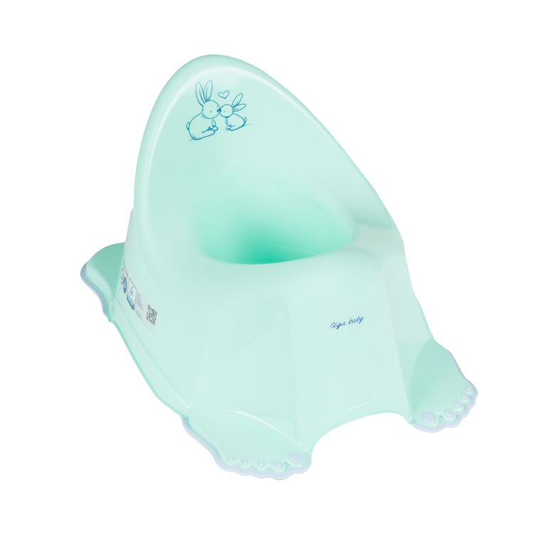 Olita anti-derapantă Little Bunnies Verde Tega Baby