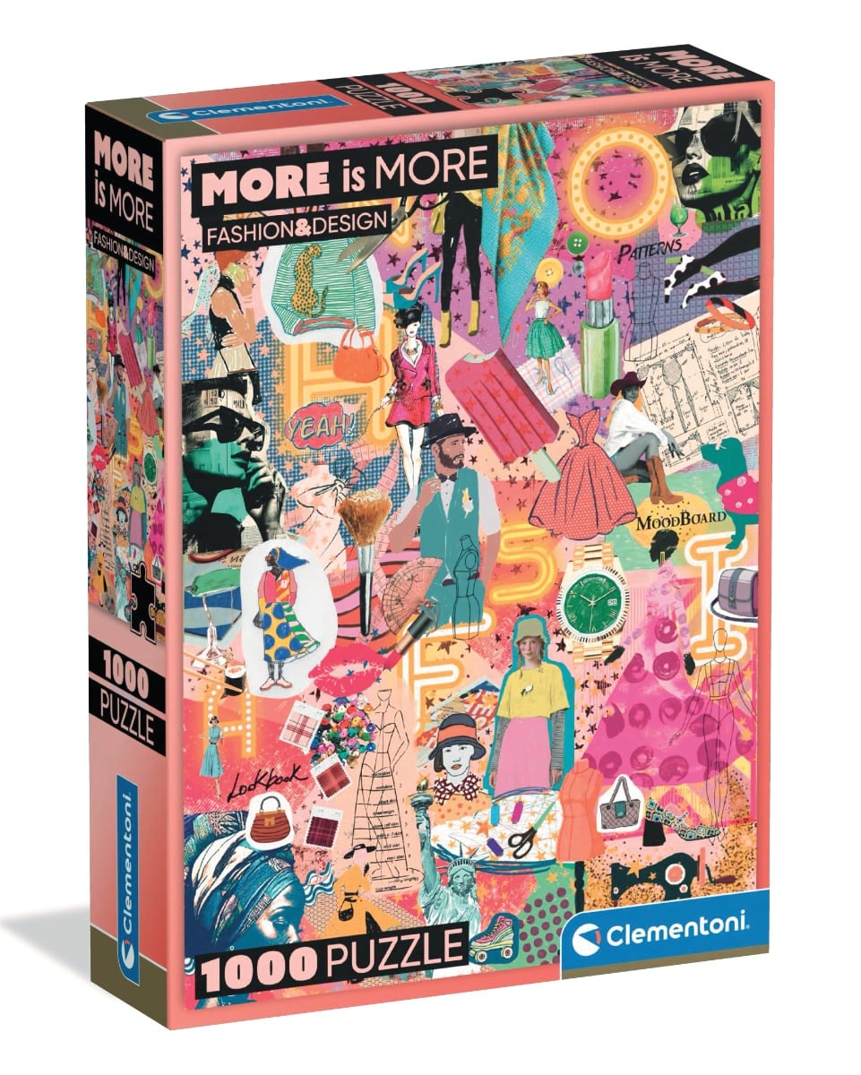 Puzzle Clementoni Fashion, 1000 piese, 70x50 cm