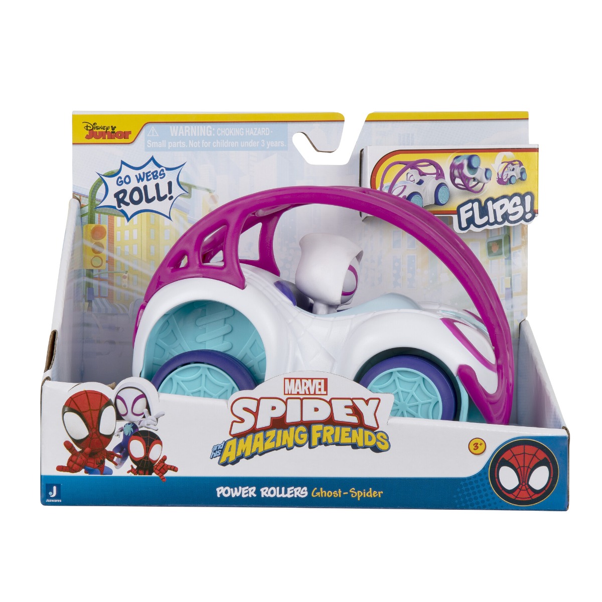 Masinuta Ghost Spider Power Rollers Spidey