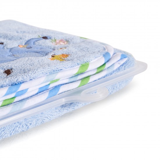 Prosop cu glugă Cangaroo Manny, 76x76 cm, Blue