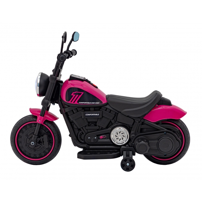 Motocicleta Electrică Chopper Roz Ramiz - imagine 8