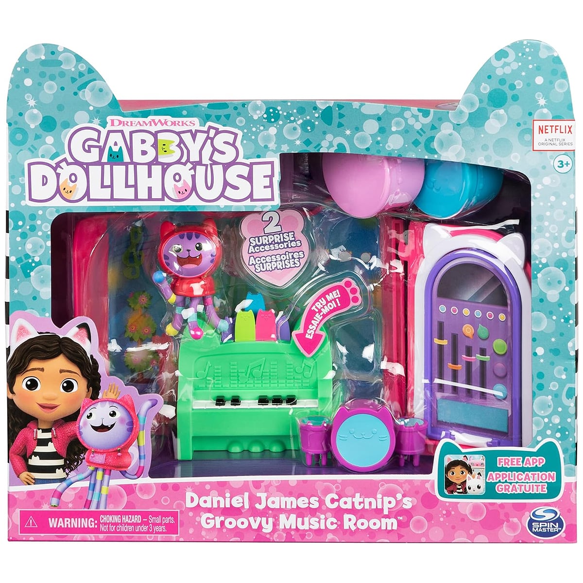 Set Joacă Gabby's Dollhouse Camera Muzică DJ Catnip