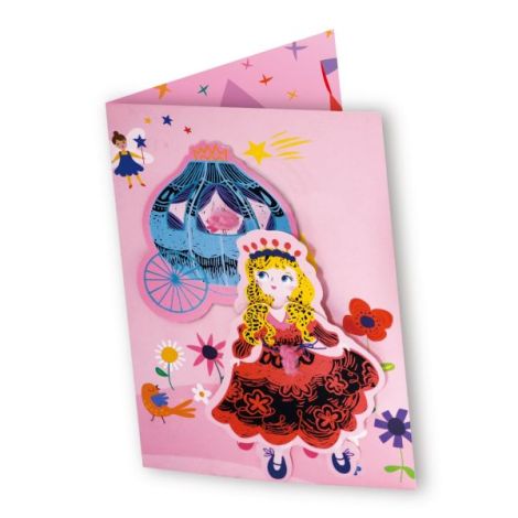 Set Felicitari Printese Scratch Art Avenir - imagine 2