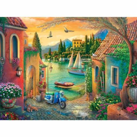 Puzzle Ravensburger 750 piese Vila Europeană - imagine 3