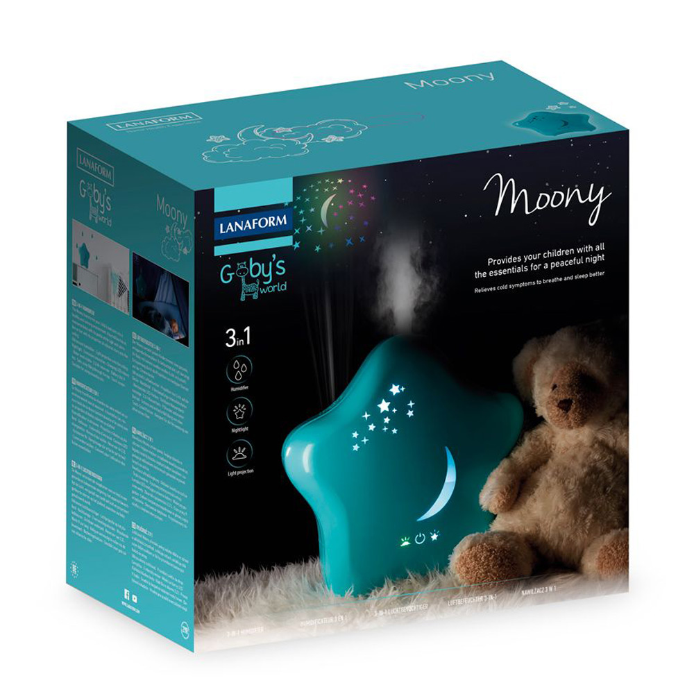Umidificator Copii Lanaform Moony cu Proiector - imagine 3