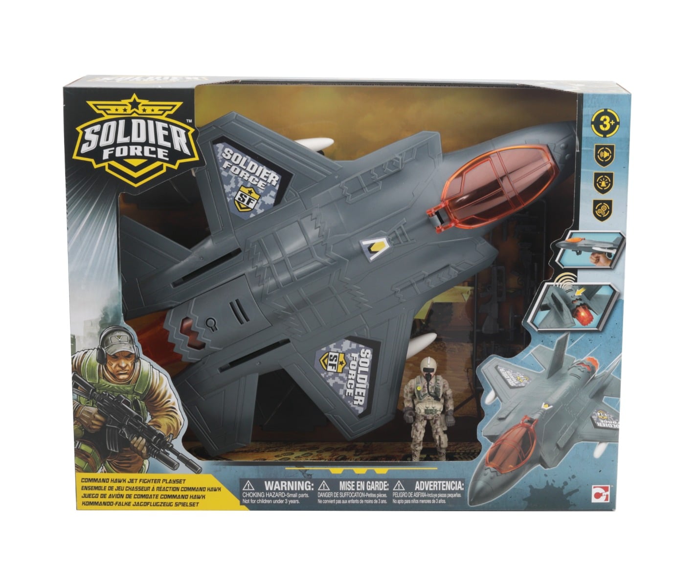 Soldier Force Avion Luptă cu Figurină