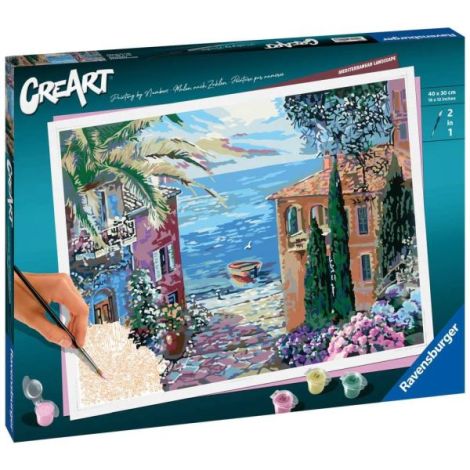 CreArt Ravensburger: Pictura Relaxantă Peisaj Mediteranean - imagine 2