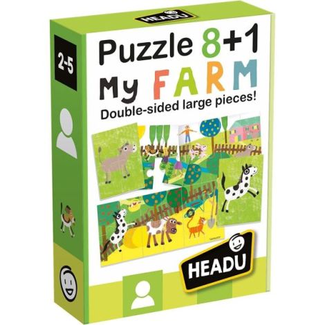 Headu Puzzle Ferma 8-in-1 Educativ - imagine 3