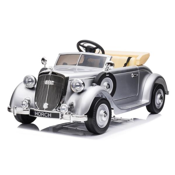 Masina Electrica RC Audi Horch 12V Argintiu - imagine 8