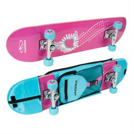 Skateboard Hudora Wonders cu Rucsac Soy Luna