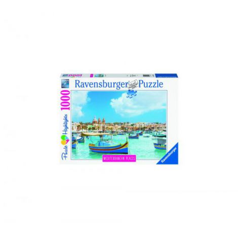 Puzzle Ravensburger Malta Mediteraneană, 1000 piese