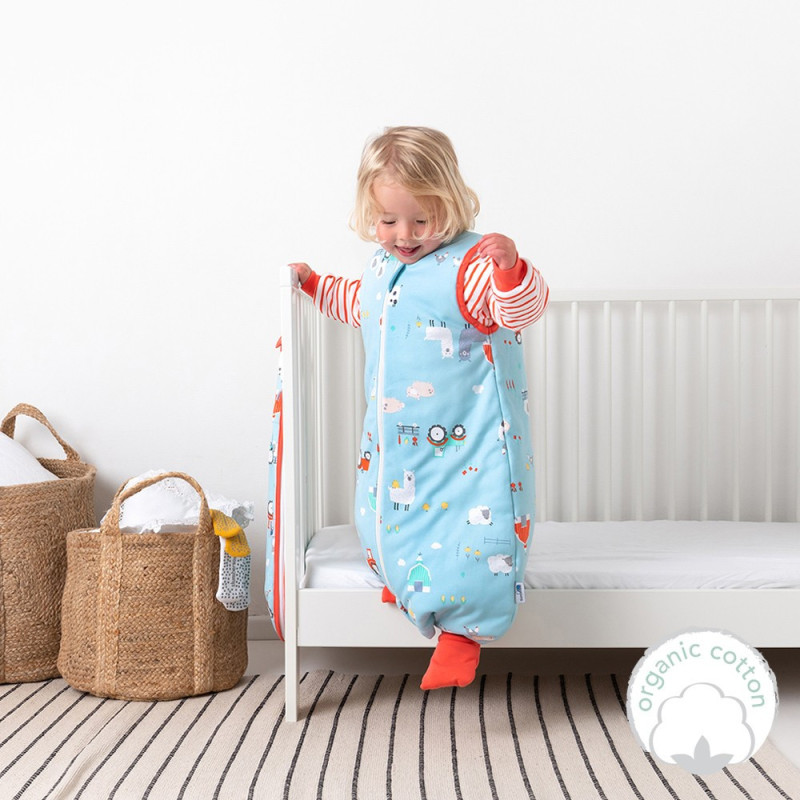 Sac de dormit Slumbersac cu mânecă detașabilă, 130 cm - imagine 3