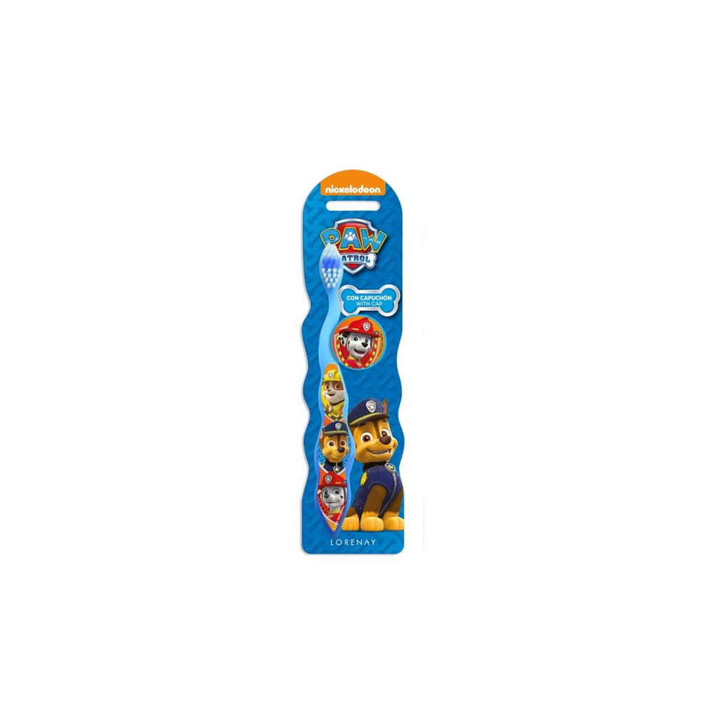Periuță de dinți Paw Patrol Disney, cu capac, Albastru