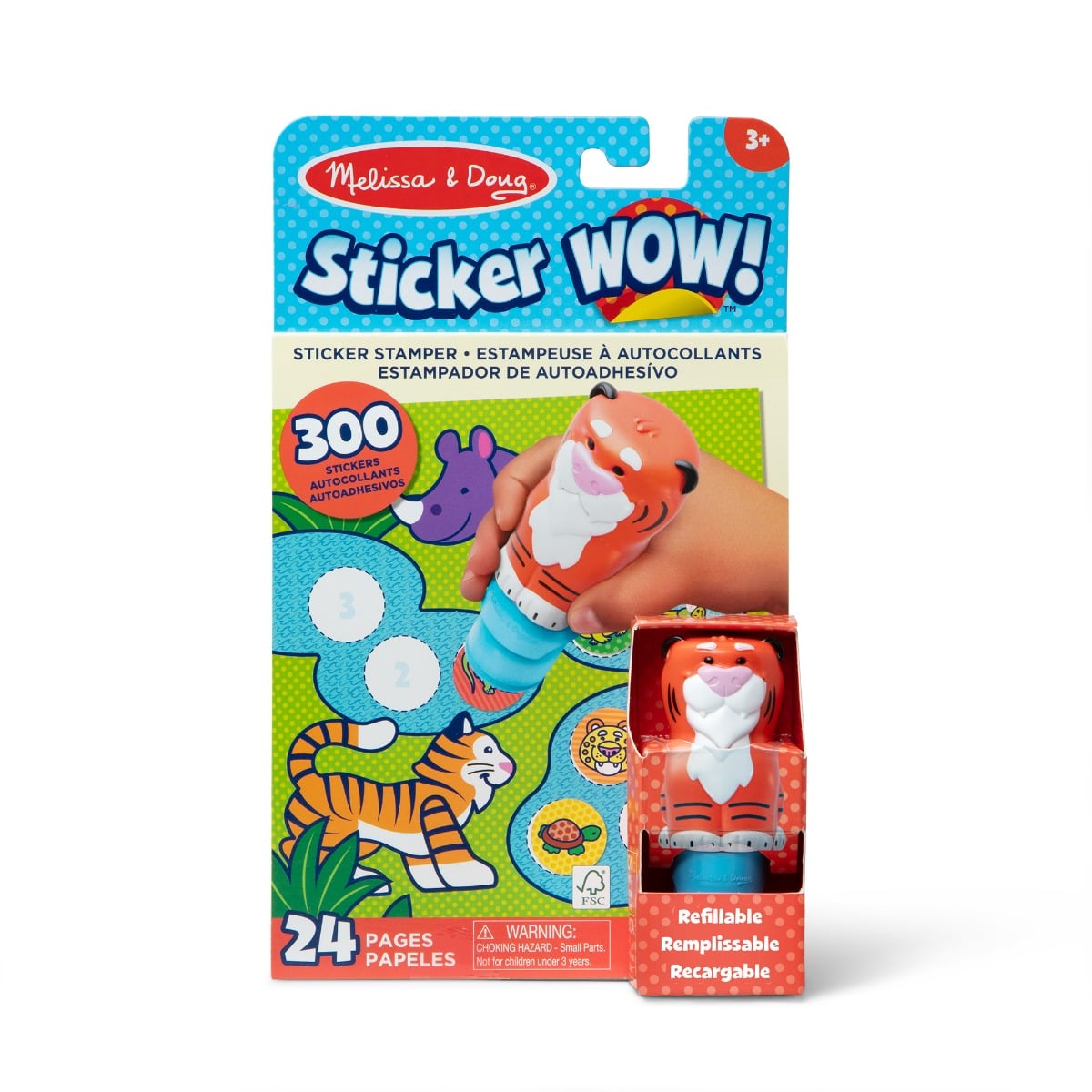 Set Activități Melissa & Doug Tigru Sticker WOW