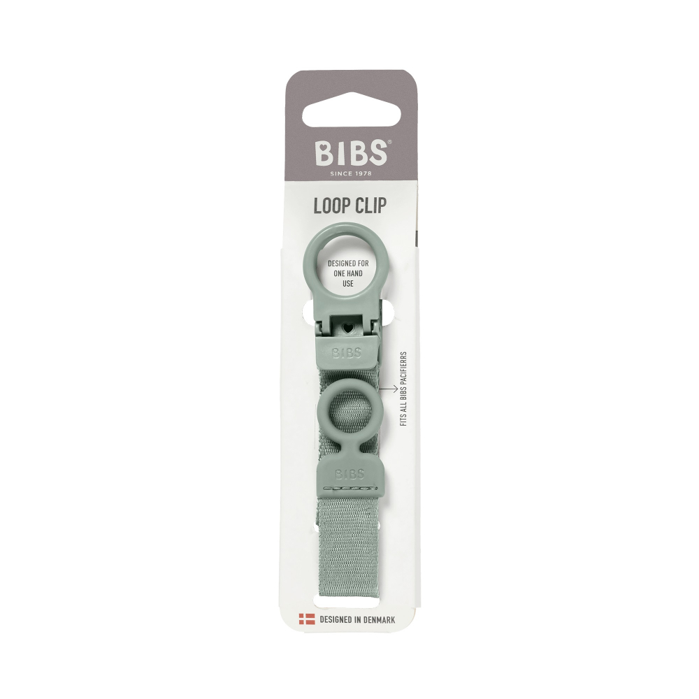 Lantisor Bibs Loop Sage - Antipierdere Suzeta - imagine 3